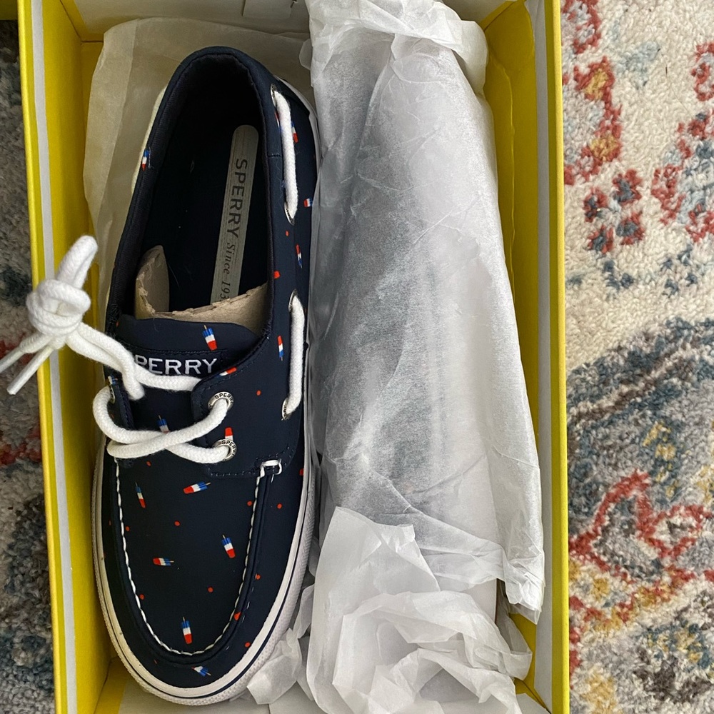 Men’s Sperry Bahama II Sneaker Size 7.5 Popsicle Edition
